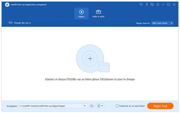 Interface de Blu-ray ripper