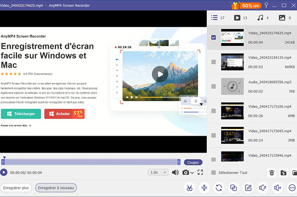 Télécharger une vidéo AliExpress avec AnyMP4 Screen Recorder