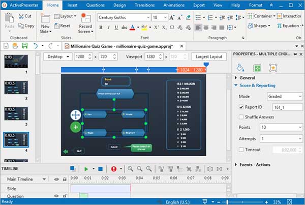 Le logiciel ActivePresenter