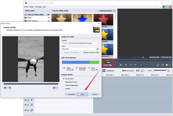 Créer Film avec AVS Video Editor