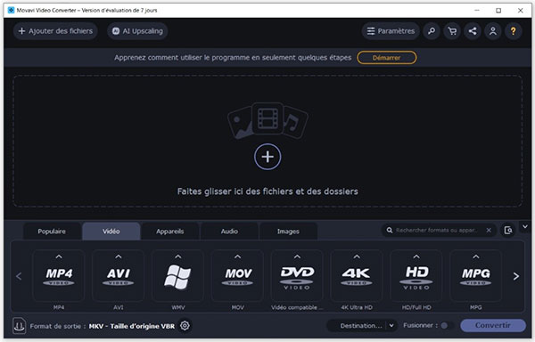 Présentation de Movavi Video Converter