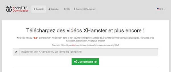 Télécharger une vidéo XHamster avec XHamster Downloader